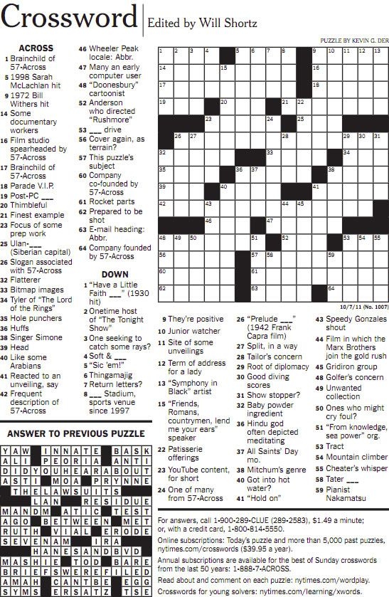 Print Nyt Crossword