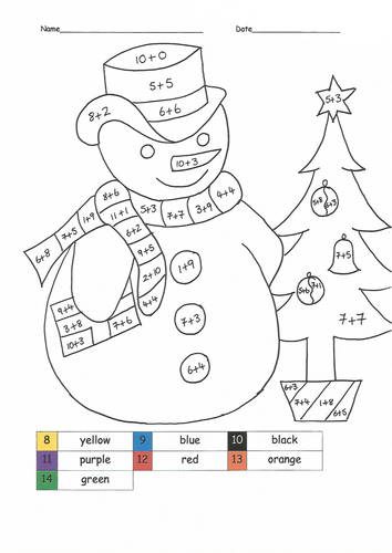 10 Maths Colouring Sheets Edea smith