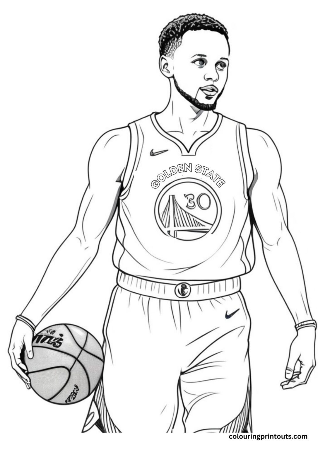 10 Steph Curry Coloring Pages