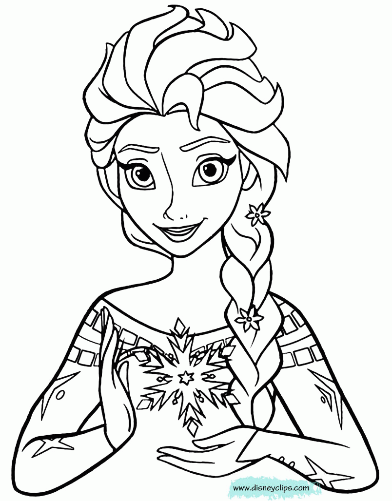 20 Best Elsa Coloring Sheet Home Inspiration And Ideas DIY Crafts 