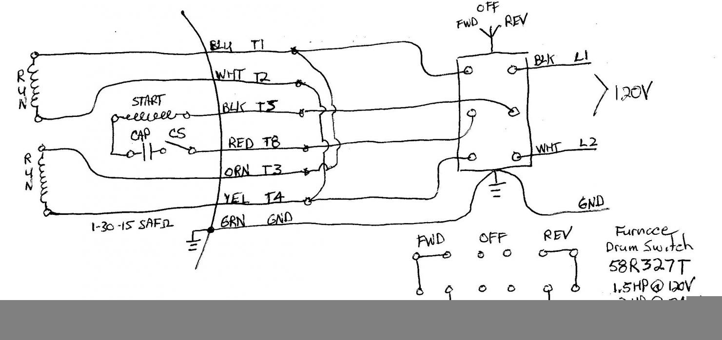 220 Single Phase Reversing Motor Wiring Diagram Manual E Books 