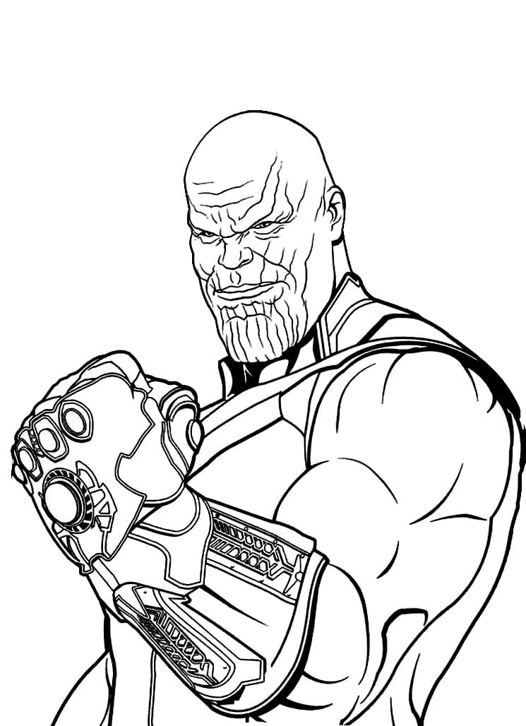 25 Thanos Coloring Pages ColoringPagesOnly