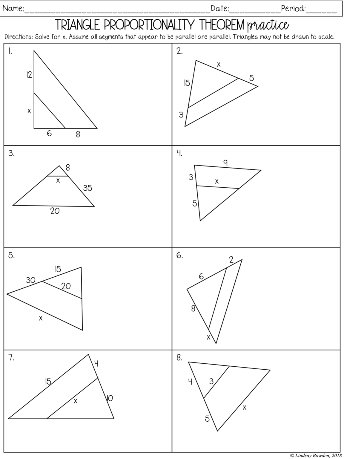 30 Similar Triangles Worksheet Pdf Worksheets Decoomo