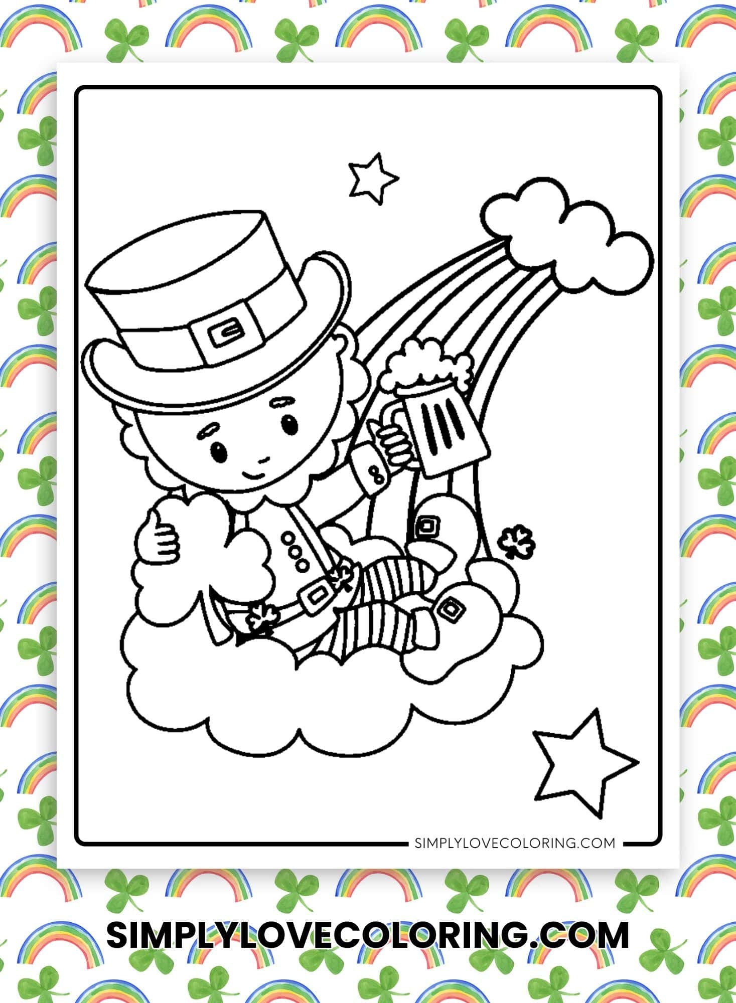 37 St Patrick 39 s Day Coloring Pages Free PDF Printables Simply Love 