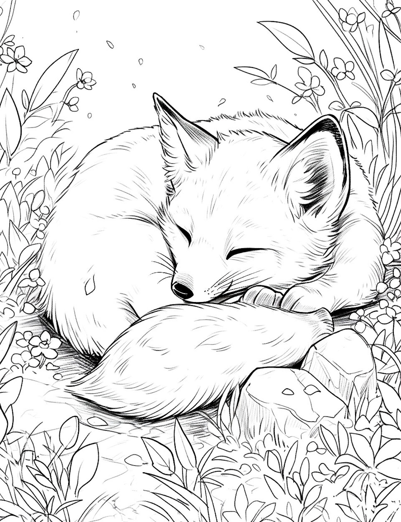 40 Creative Fox Coloring Pages For Kids And Adults Our Mindful Life