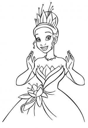 5 Free Printable Tiana Coloring Pages For Adults And Kids Lystok