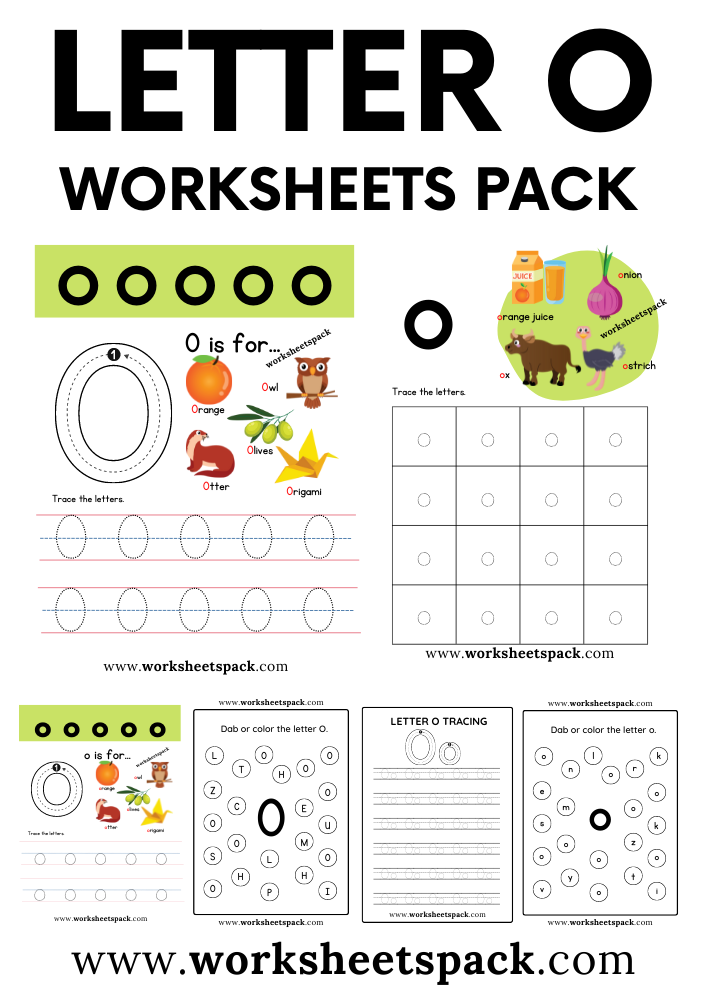 5 Letter O Worksheets Alphabet Phonics Worksheets Letter Of 