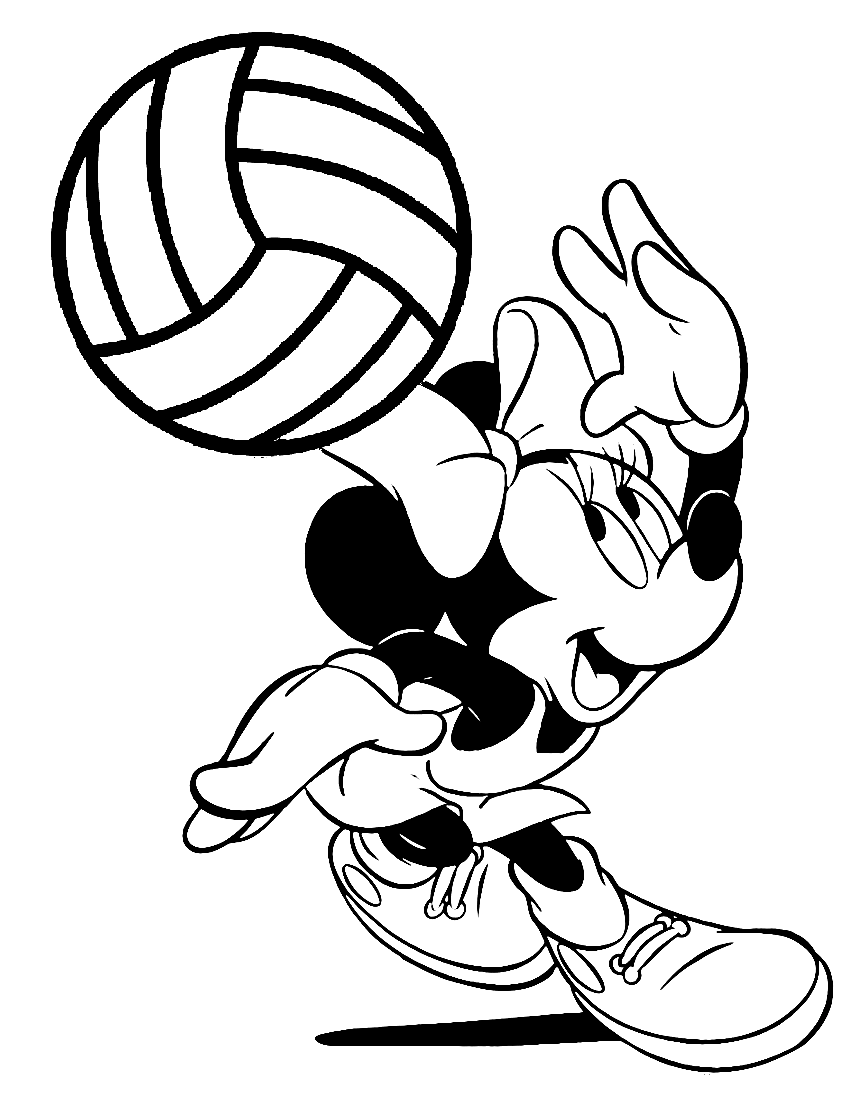 52 Volleyball Coloring Pages ColoringPagesOnly