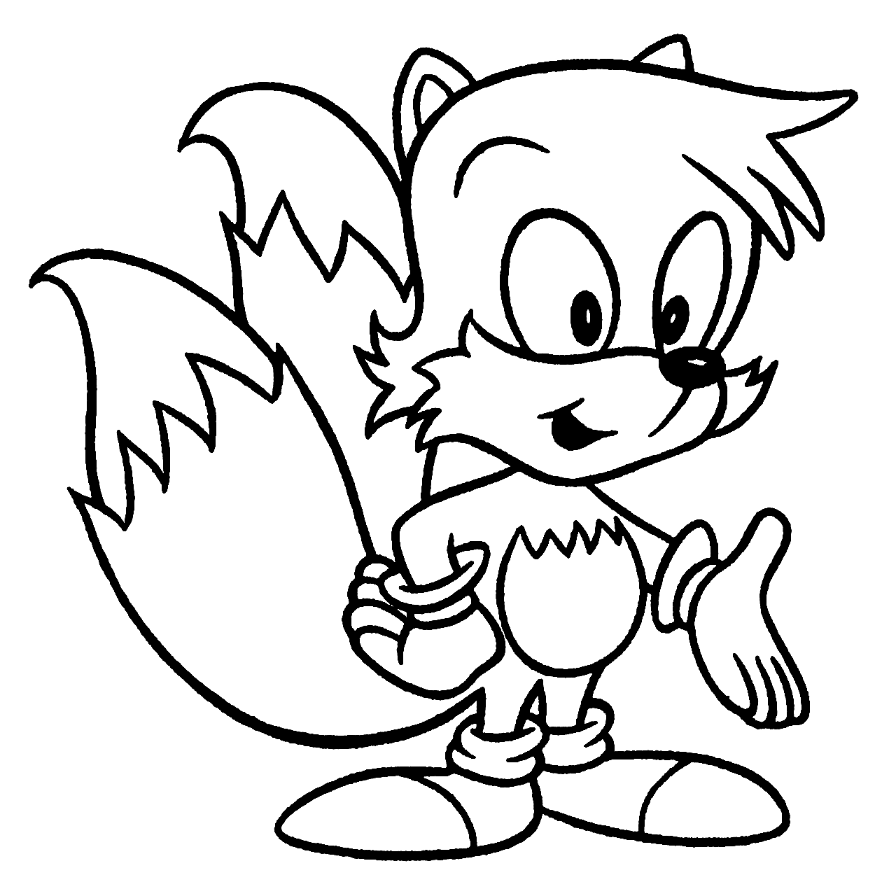 56 Tails Coloring Pages ColoringPagesOnly