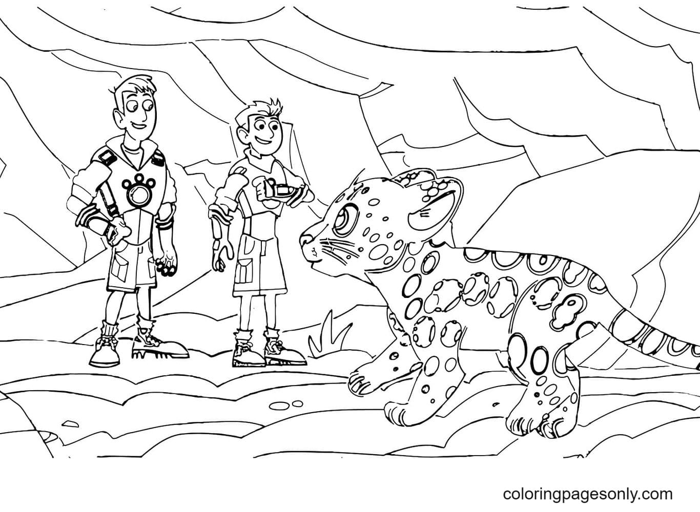 56 Wild Kratts Coloring Pages ColoringPagesOnly