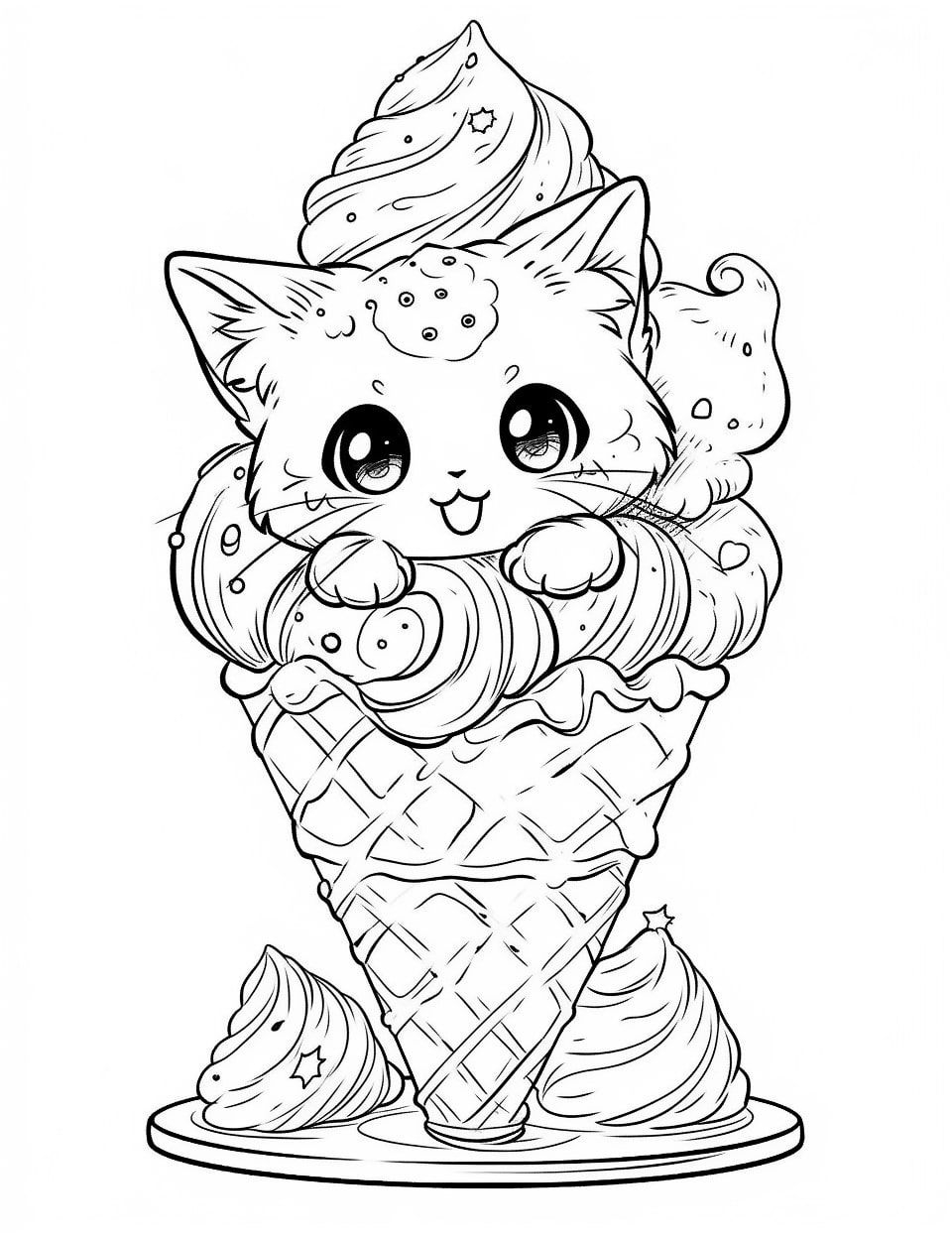 57 Yummy Ice Cream Coloring Pages For All Ages