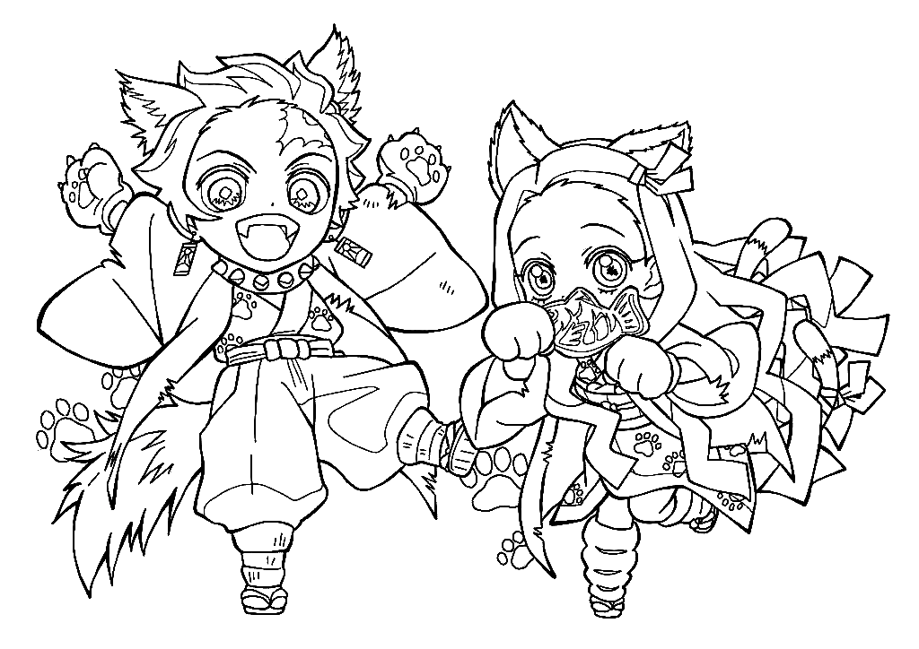 61 Tanjiro Coloring Pages ColoringPagesOnly