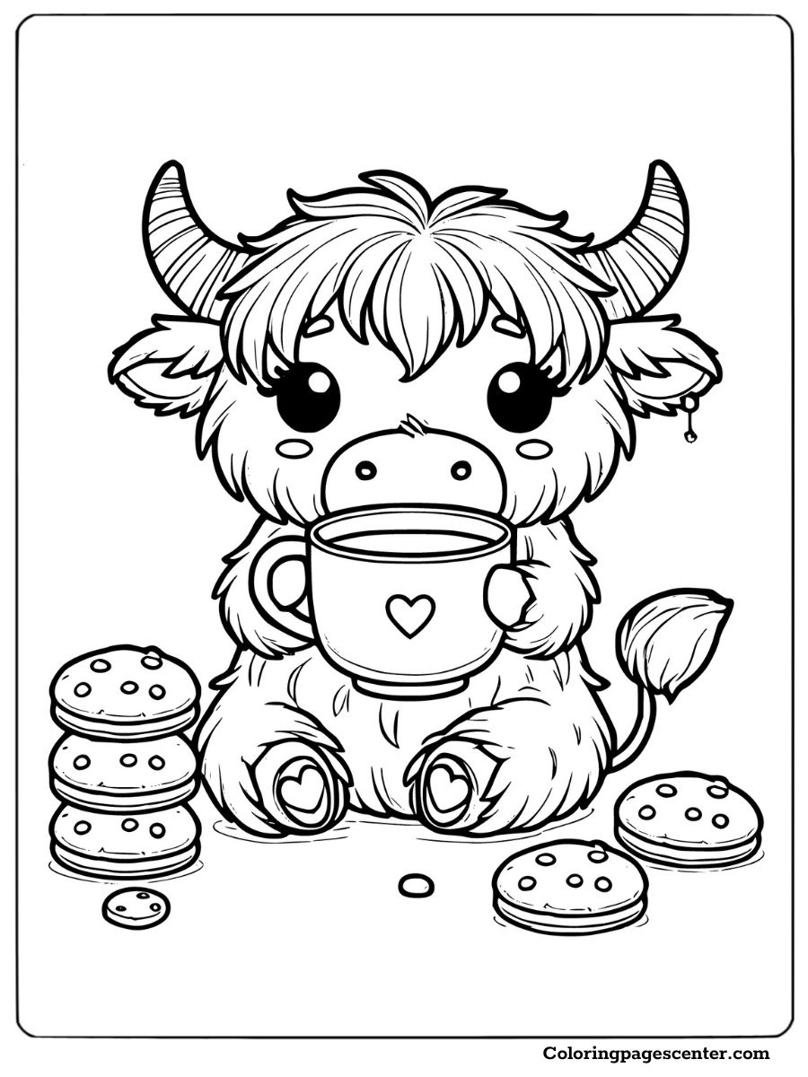 8 Christmas Cow Coloring Pages Free Printable PDFs