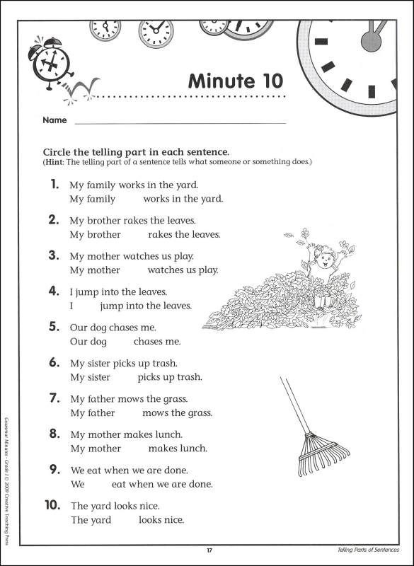 9th Grade Grammar Worksheets Worksheets Master
