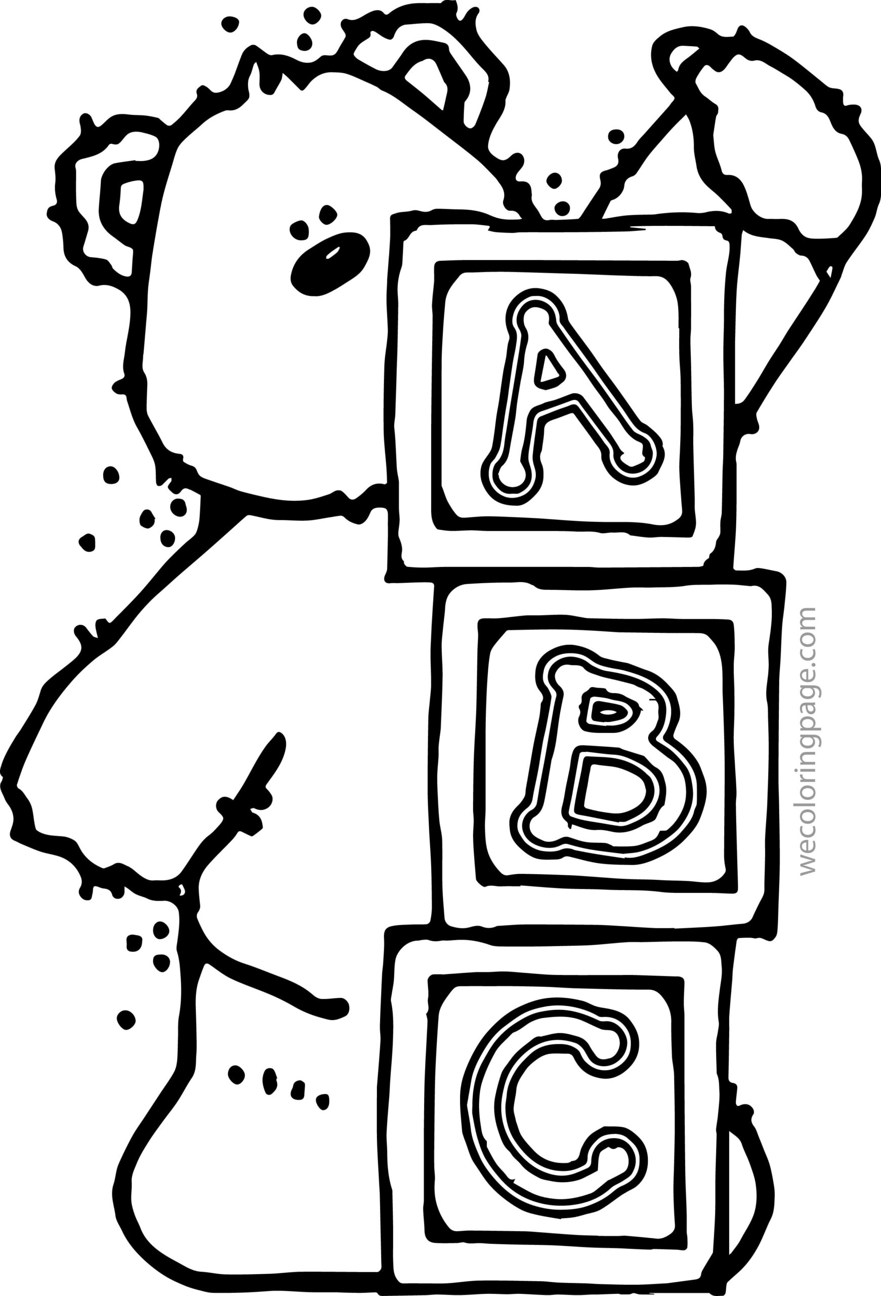 ABC Coloring Pages Wecoloringpage