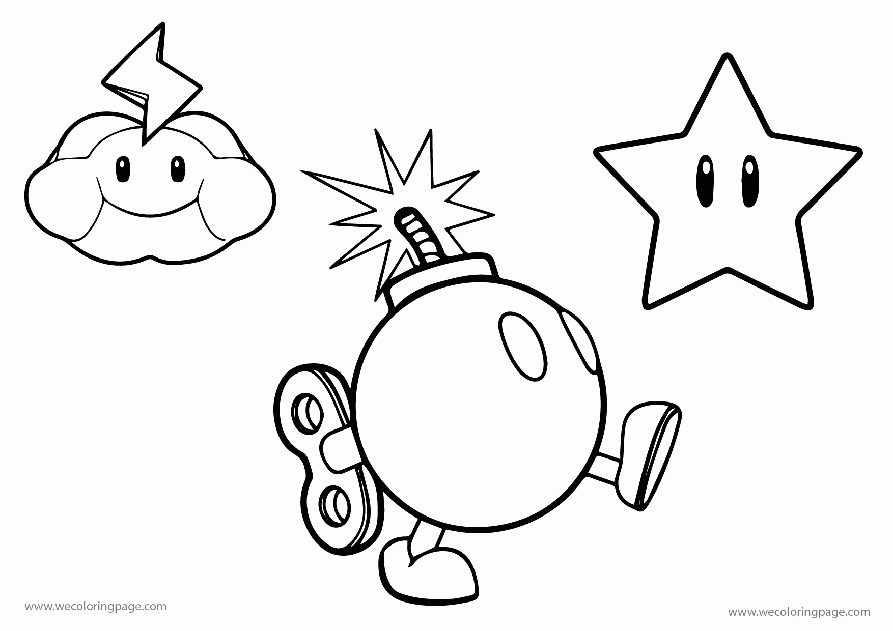 All Mario Character Coloring Pages Free Printable Sheets For Kids