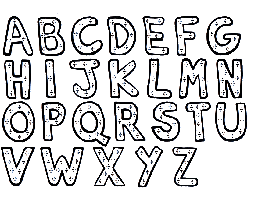 Alphabet Coloring Pages 2 Coloringkids
