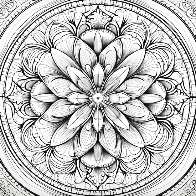 Amazon Colouring Books For Adults Premium AI generated Image