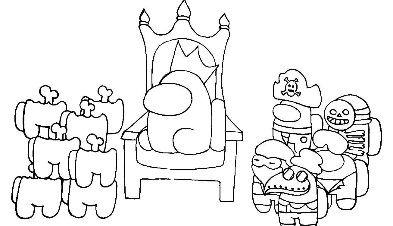 Among Us Coloring Pages Printable Among Us Coloring P Vrogue co