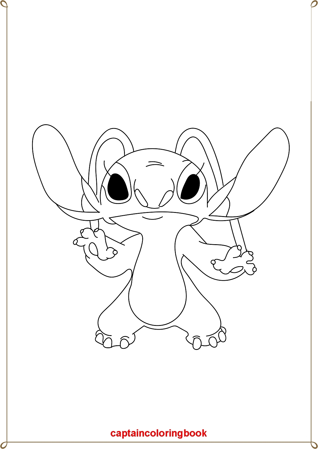 Angel From Stitch Coloring Pages Updated 2023 