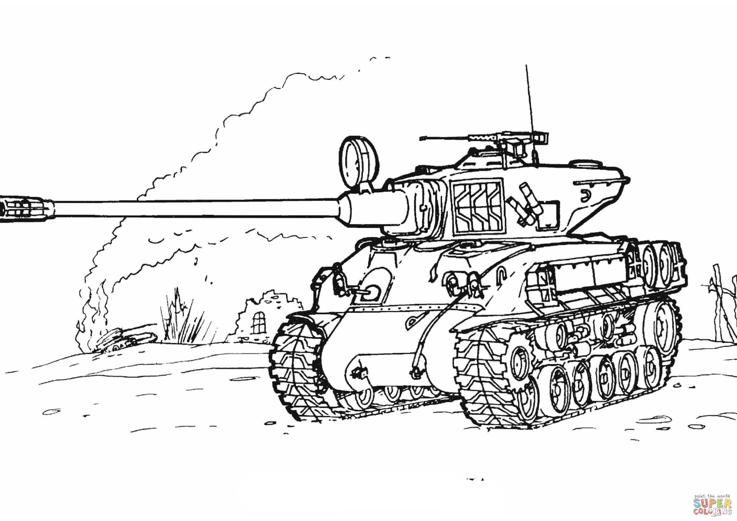 Army Tank Coloring Pages Free Coloring Home