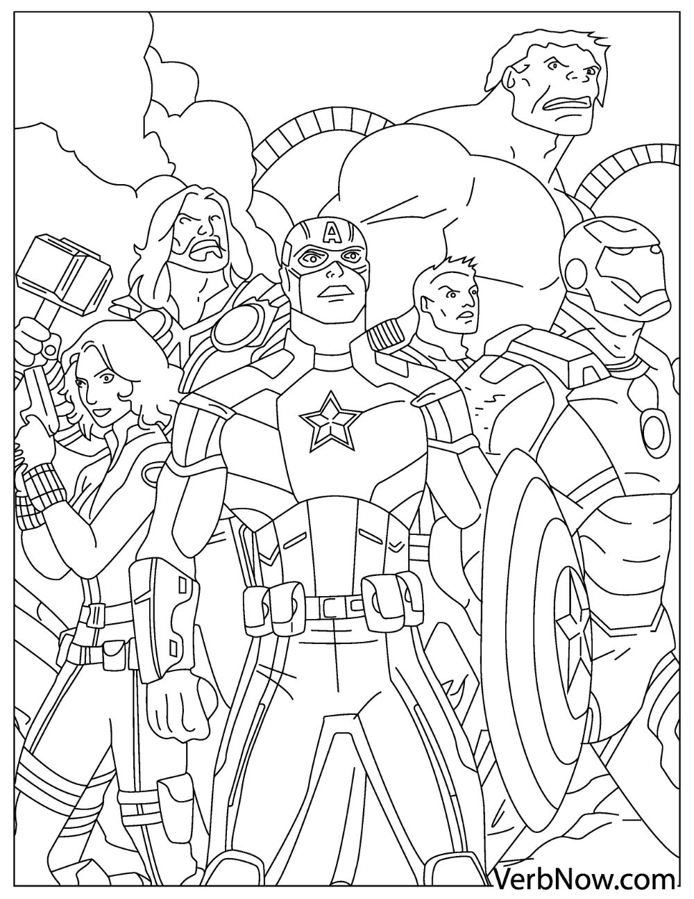 Avengers Game Coloring Pages Coloring Pages