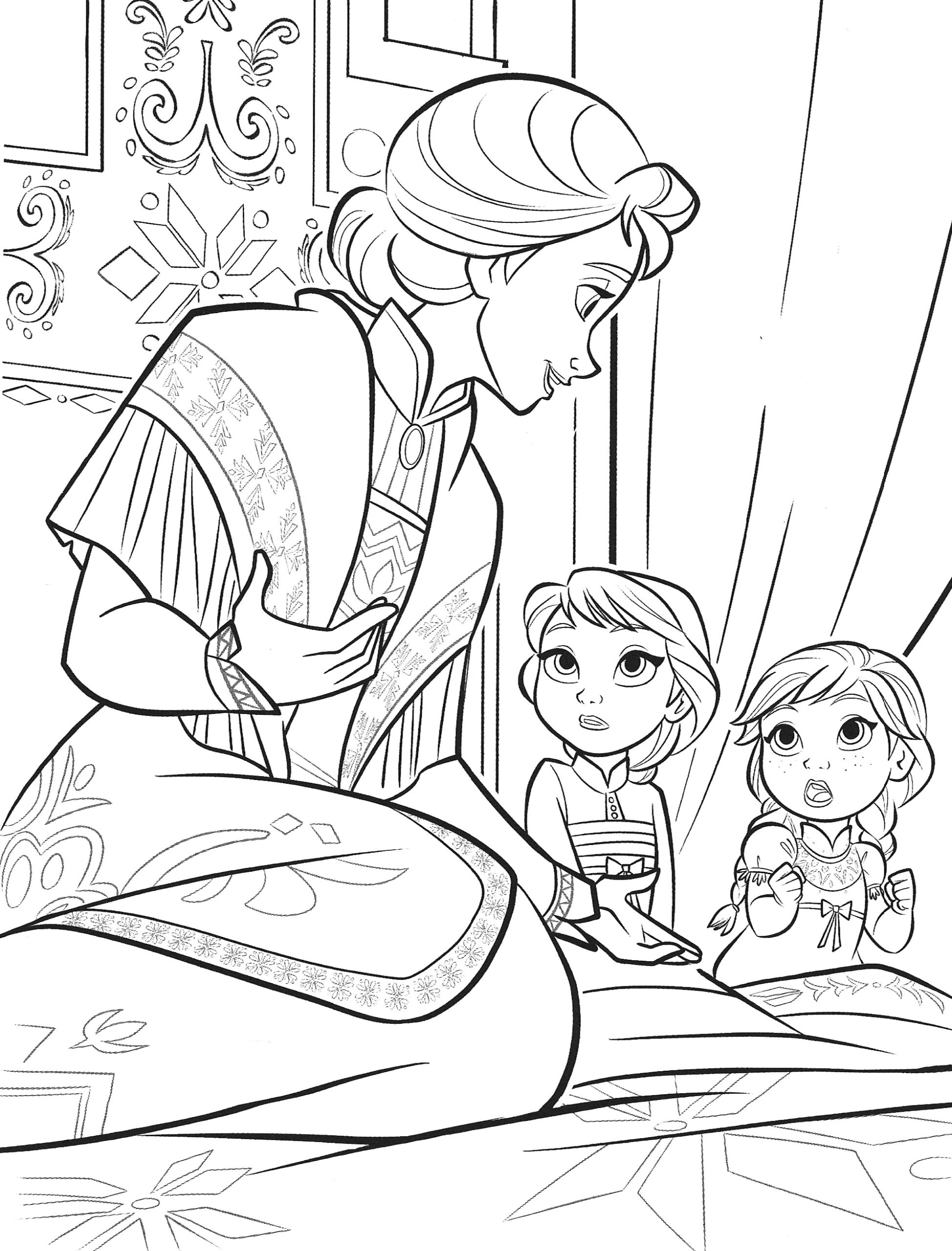 Baby Elsa Coloring Page Frozen 2 Elsa And Anna Colori Vrogue co