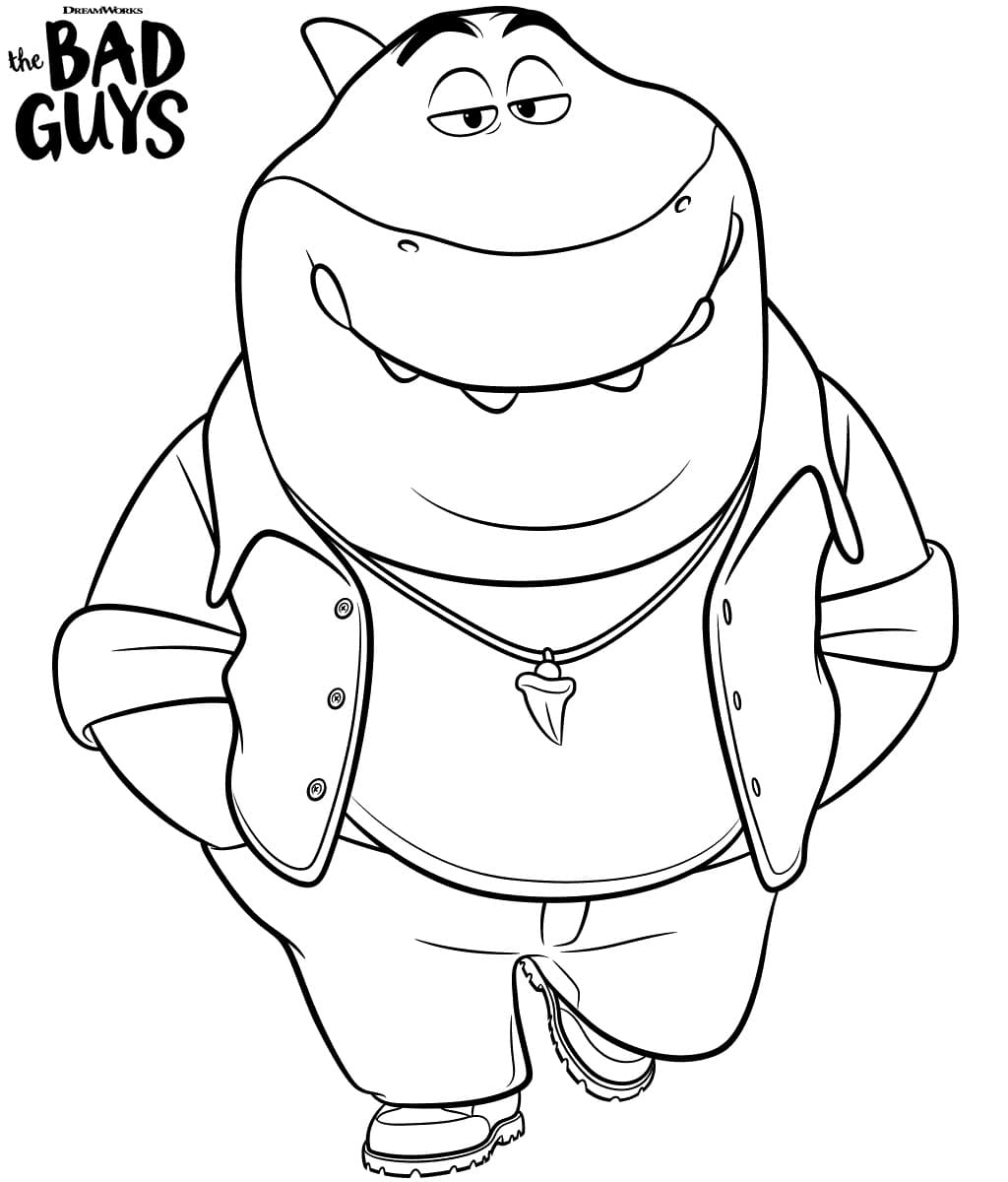 Bad Guys Coloring Pages Coloring Home