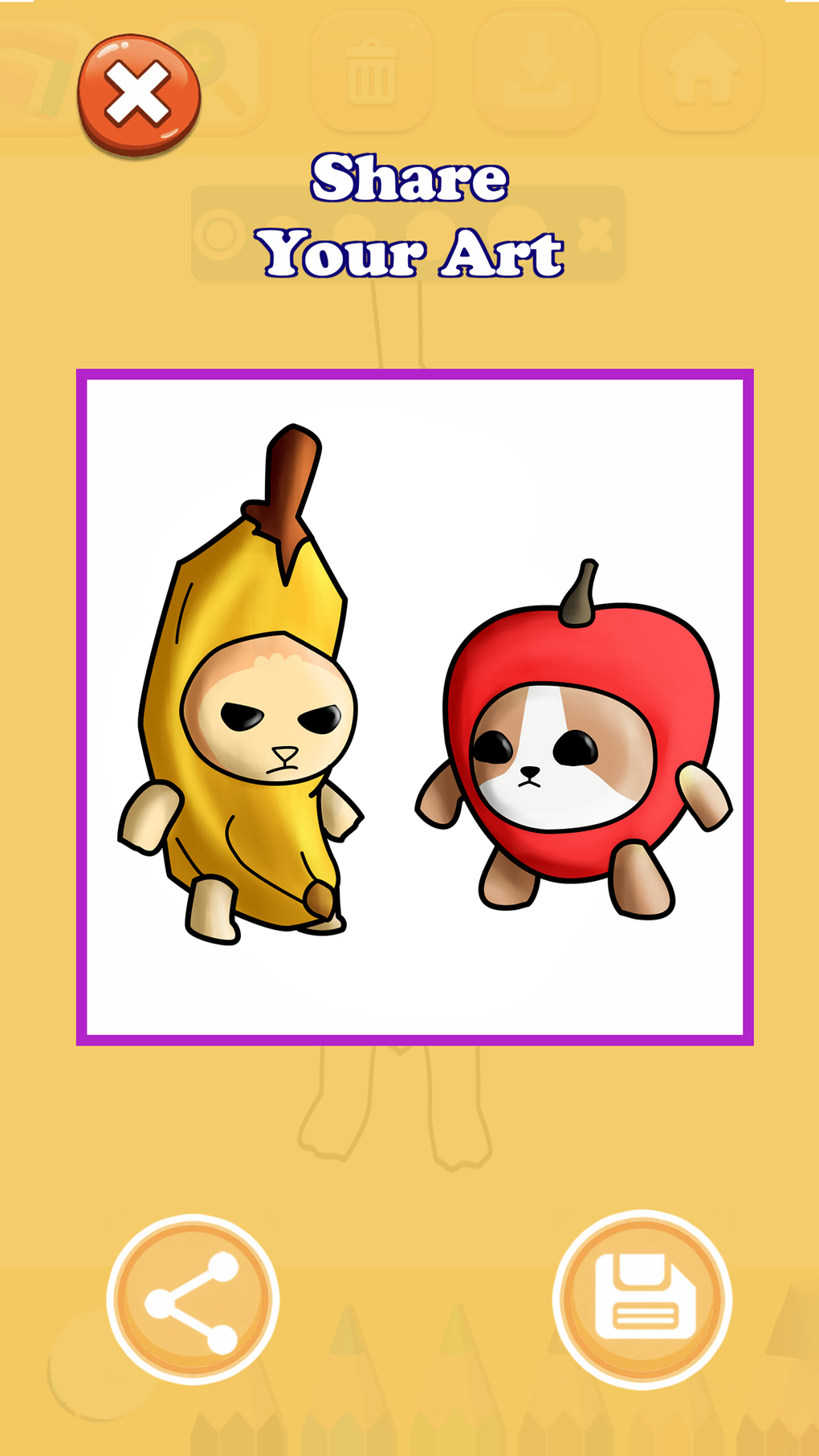 Banana Cat Coloring Book For IPhone Download
