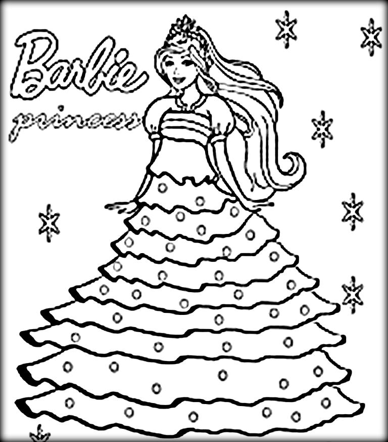 Barbie Doll Coloring Pages At GetDrawings Free Download
