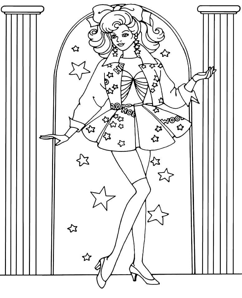 Barbie Is Awesome Coloring Page Free Printable Coloring Pages For Kids