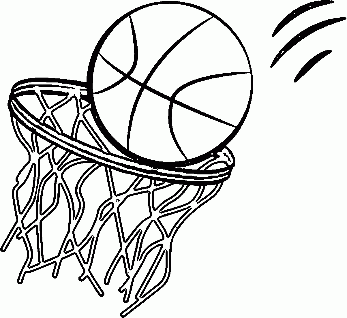 Basketball Playing Basketball Coloring Page 3 Wecoloringpage 
