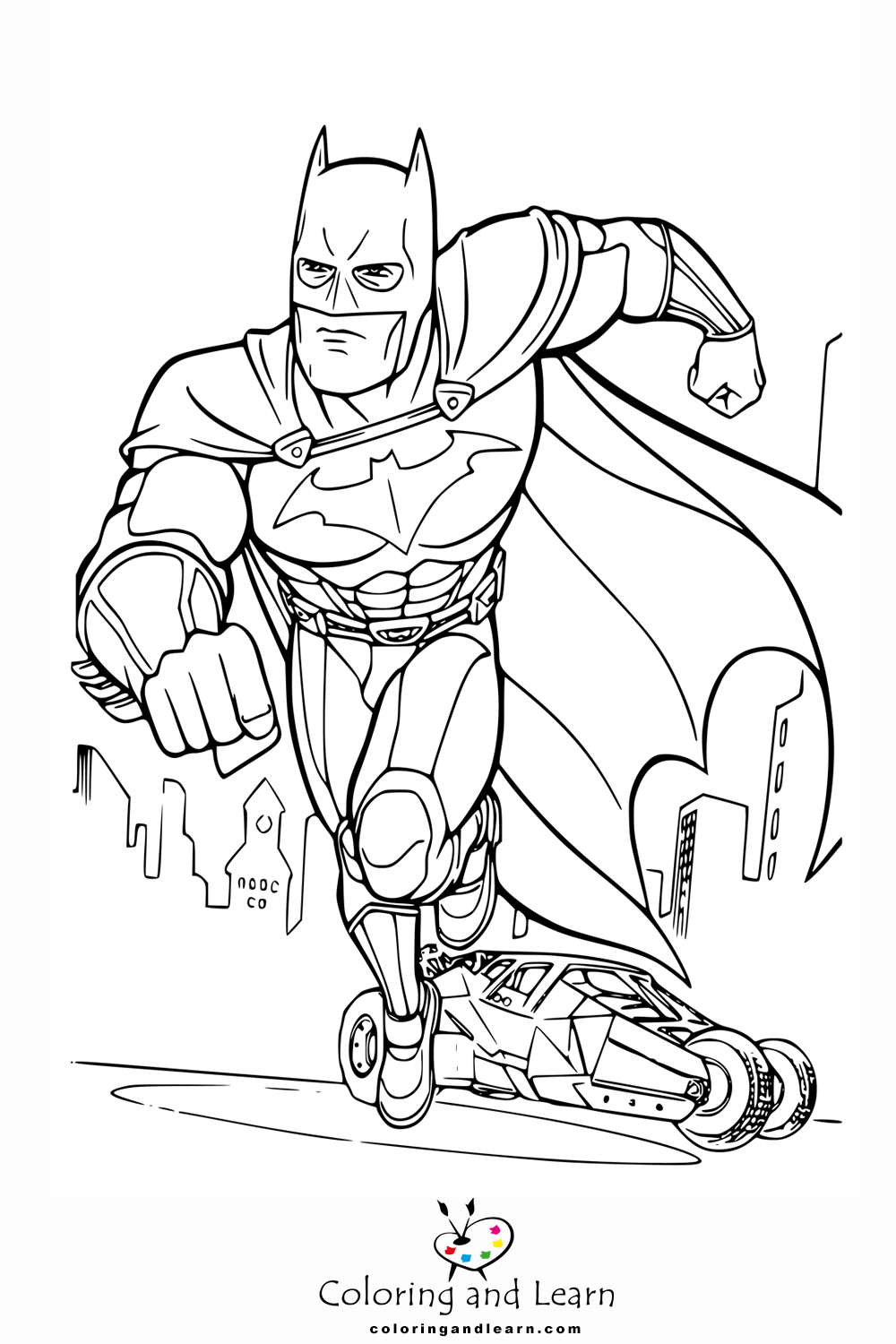 Batman Coloring Pages FREE 2025 Coloring And Learn