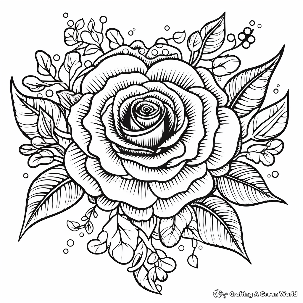 Beautiful Flower Coloring Pages Infoupdate
