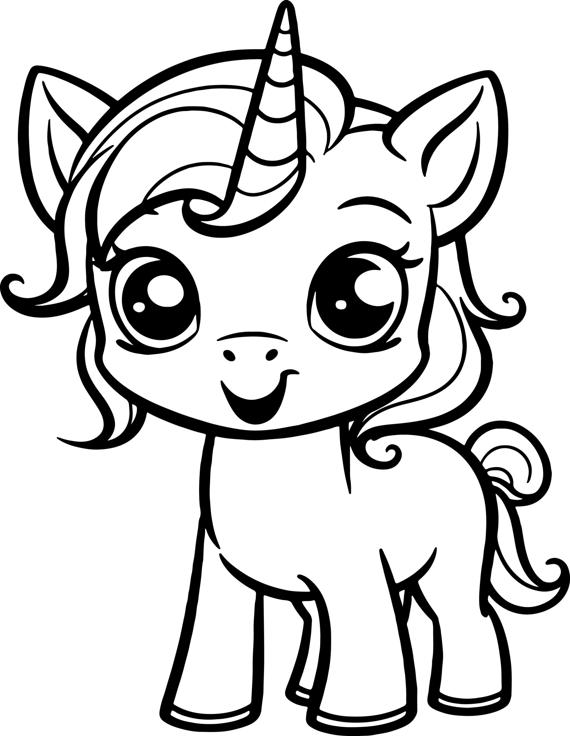 Beautiful Unicorn Coloring Book For Kids Unicorn Coloring Pages 