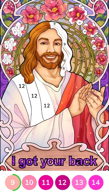 Bible Coloring Paint By Number By IDailybread Co Limited