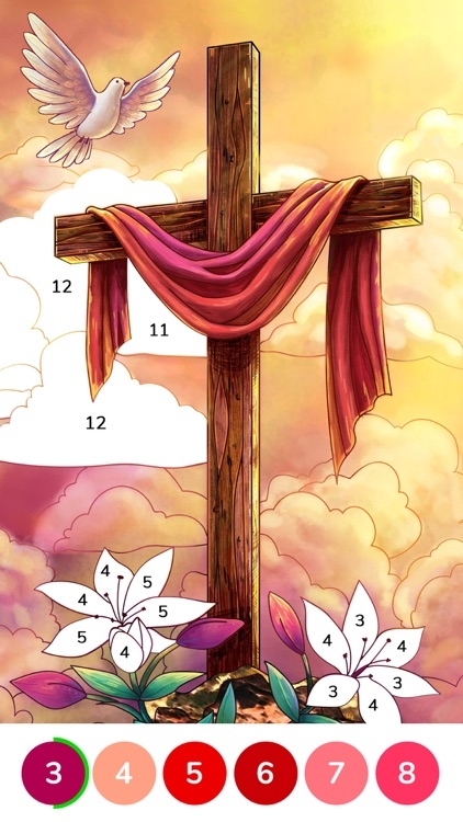 Bible Coloring Paint By Number By IDailybread Co Limited