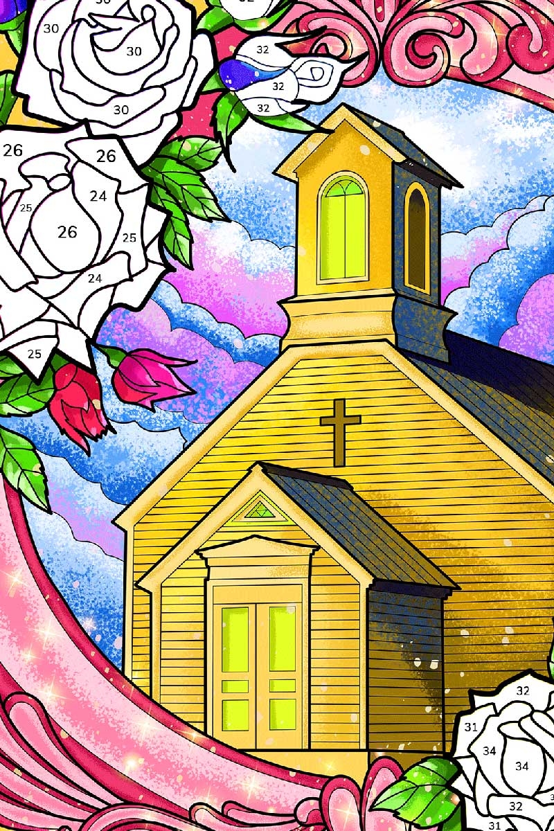 Bible Coloring Paint By Number