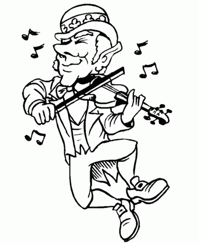 BlueBonkers St Patrick 39 s Day Coloring Page Sheets 3 Leprechaun 