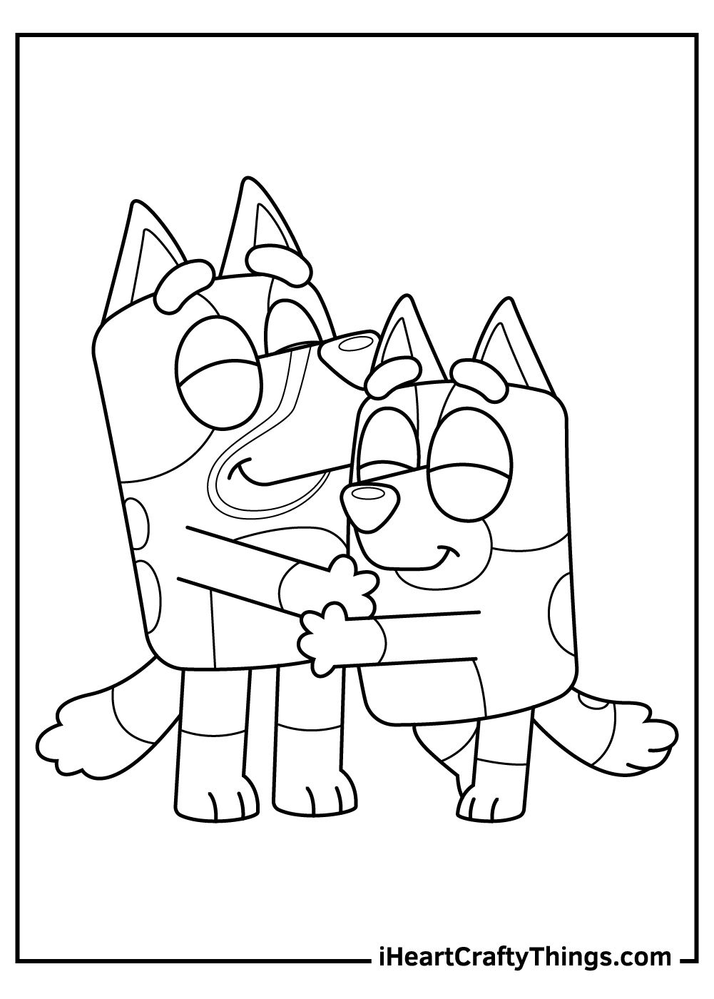 Bluey Coloring Pages In 2022 Birthday Coloring Pages Cute Coloring