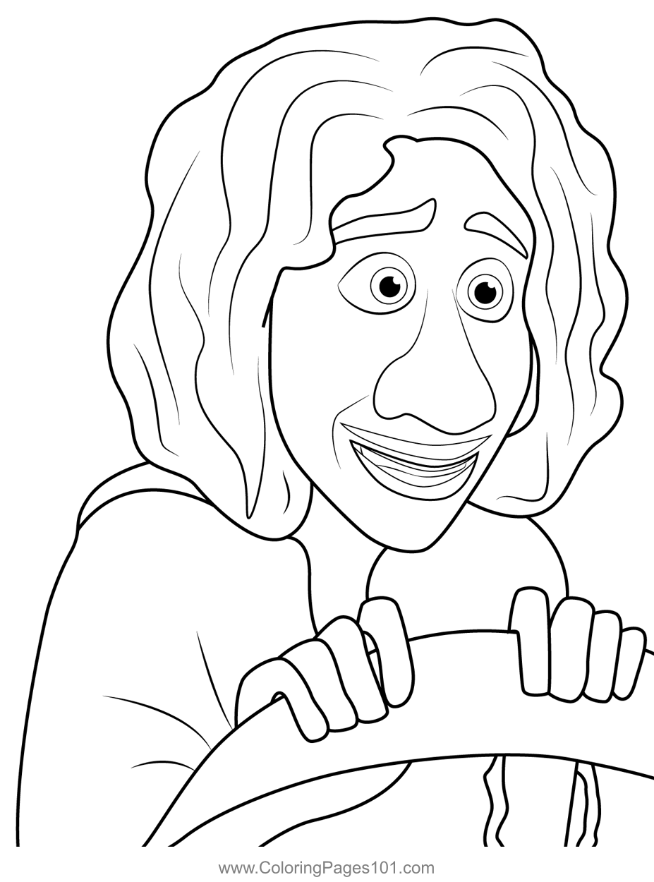 Bruno Encanto Coloring Page For Kids Free Encanto Printable Coloring 