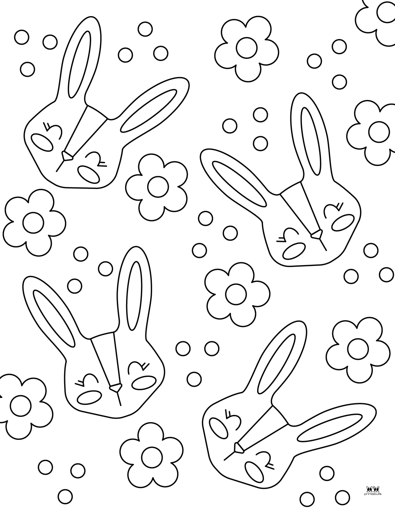 Bunny Coloring Pages 28 FREE Pages Printabulls