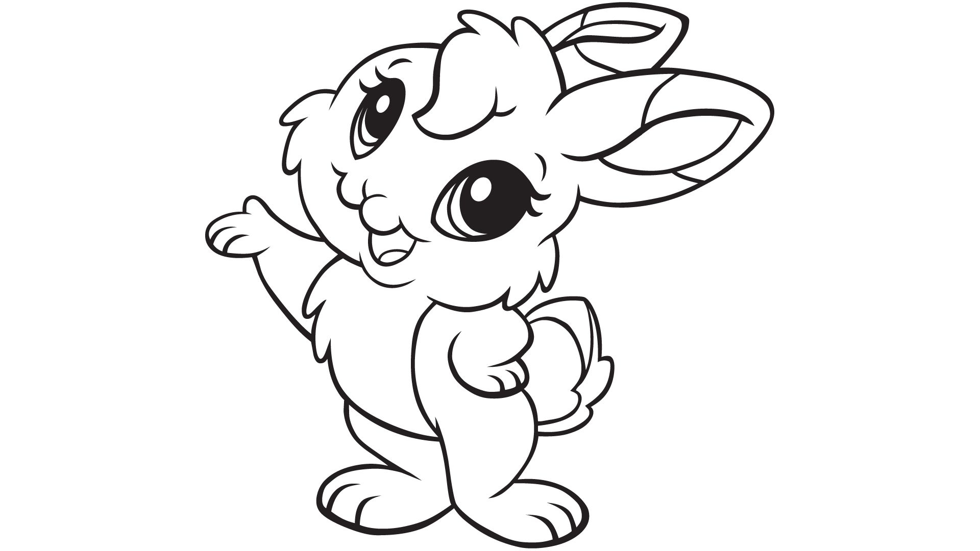 Bunny Coloring Pages For Free Coloring Home