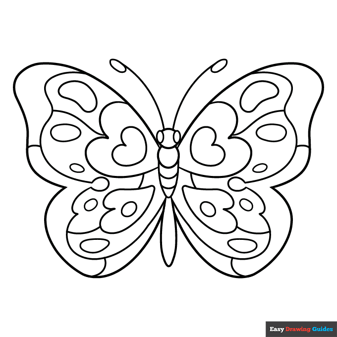 Butterfly Images For Colouring
