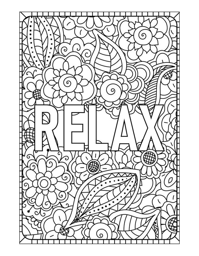 Calming Coloring Pages Free Printable PDF