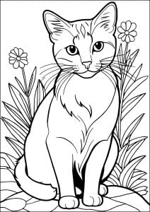 Cat Pictures To Color Infoupdate