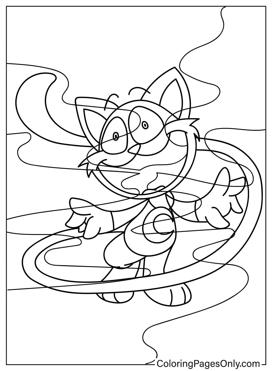 CatNap Coloring Page Free Printable Coloring Pages