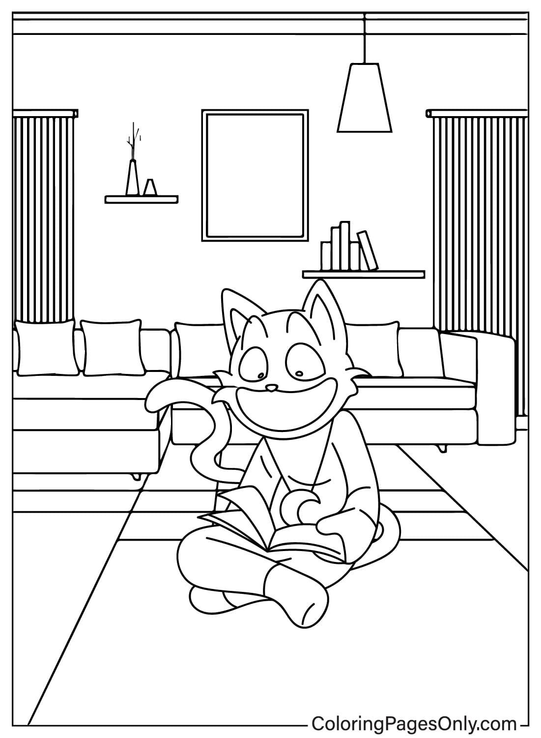 CatNap Coloring Page Free Printable Coloring Pages