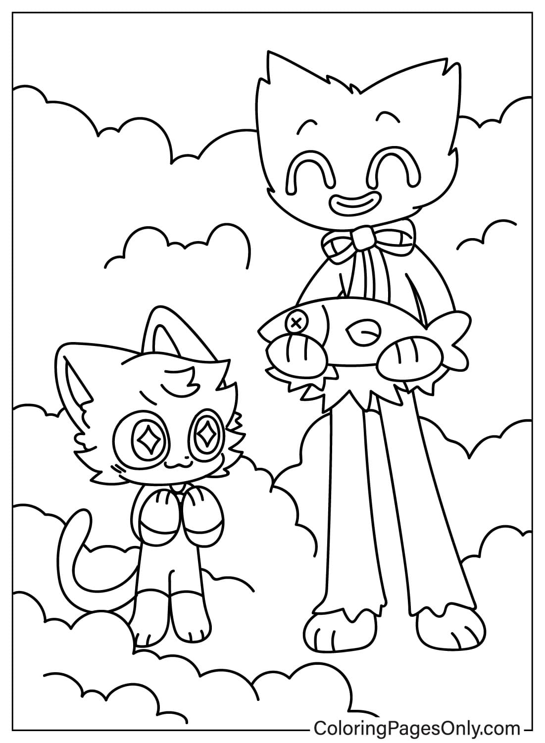 CatNap Coloring Page Free Printable Coloring Pages