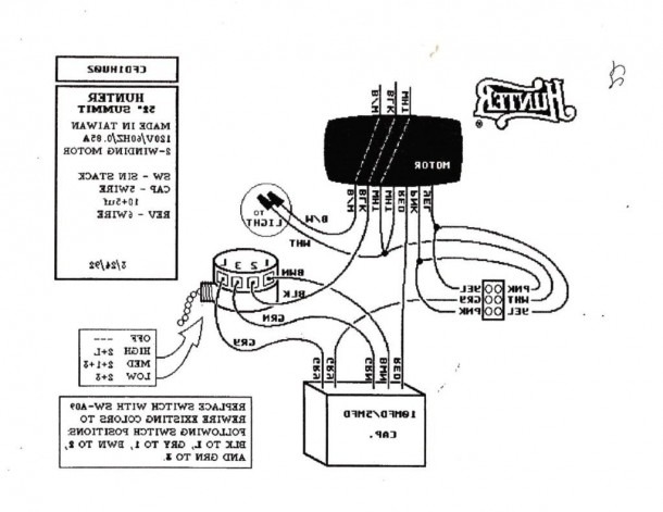 Ceiling Fan Wiring Diagram 3 Speed